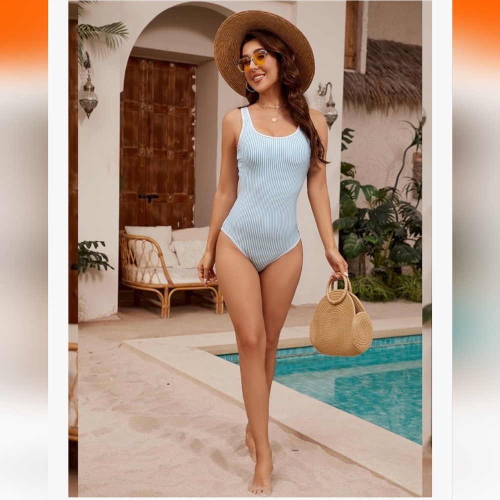 BMJL Women's One Piece Swimsuit Color Block